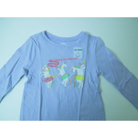 Toddler Girl Dance To The Beat Of Your Heart Lilac Long Sleeve Tee Size 18-24M - Picture 3 of 4